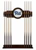 University of Pittsburgh Solid Wood Cue Rack with a Navajo Finish