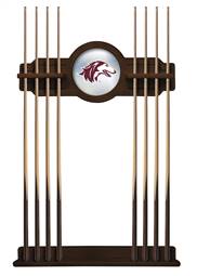 Southern Illinois University Solid Wood Cue Rack with a Navajo Finish