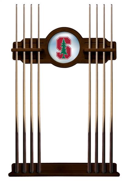 Stanford University Solid Wood Cue Rack with a Navajo Finish