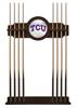 TCU Solid Wood Cue Rack with a Navajo Finish