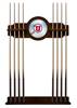 University of Utah Solid Wood Cue Rack with a Navajo Finish