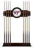 Virginia Tech University Solid Wood Cue Rack with a Navajo Finish