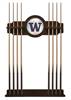 University of Washington Solid Wood Cue Rack with a Navajo Finish