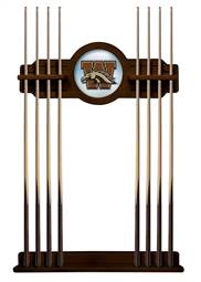 Western Michigan University Solid Wood Cue Rack with a Navajo Finish