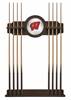 University of Wisconsin (W) Solid Wood Cue Rack with a Navajo Finish