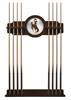 University of Wyoming Solid Wood Cue Rack with a Navajo Finish