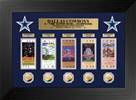 Dallas Cowboys 5 Time Super Bowl Champions Deluxe Gold Coin & Ticket Collection  