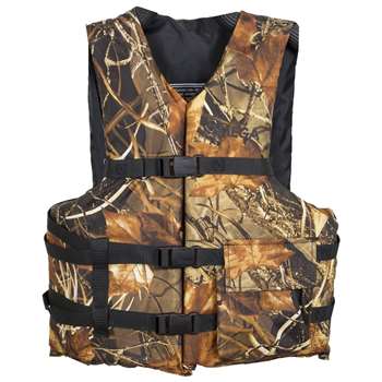 Flowt Angler Fishing Life Vests - Camouflage - Camo - XLG