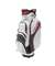 BagBoy Chiller Golf Cart Bag - White/Charcoal/Red  