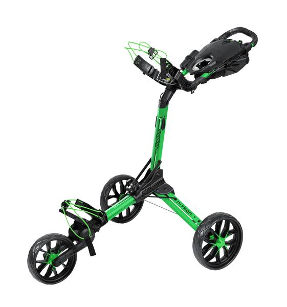 BagBoy Nitron Auto-Open Golf Bag Push Cart Nitron Lime/Black