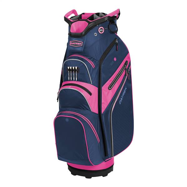 Datrek Lite Rider Pro Cart Golf Bag Navy/Pink/Silver