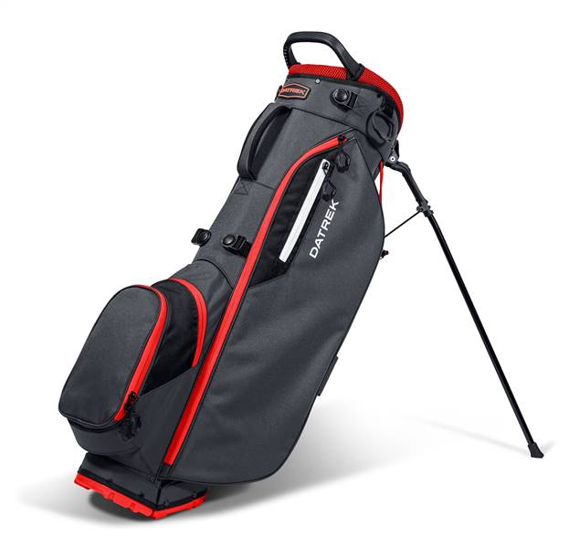 Datrek Carry Lite Stand Golf Bag Charcoal/Red/Black