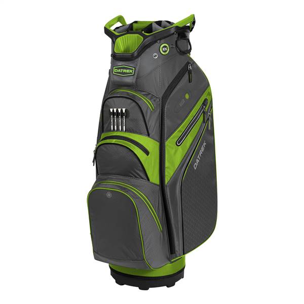 Datrek Lite Rider Pro Cart Golf Bag - CHARCOAL/LIME/BLACK