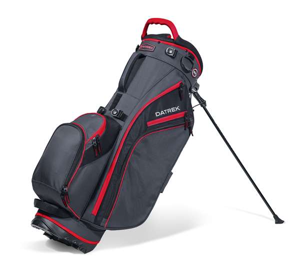 Datrek Go Lite Hybrid Stand Golf Bag - Charcoal/Red/Black  