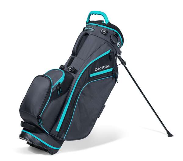 Datrek Go Lite Hybrid Stand Golf Bag - Charcoal/Turquoise/Black  