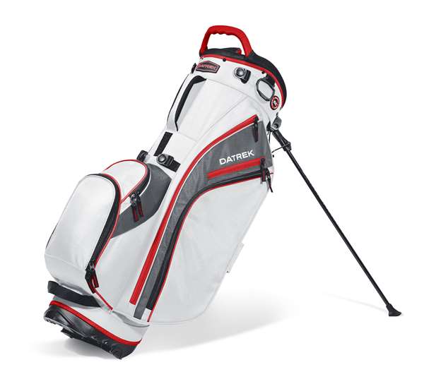 Datrek Go Lite Hybrid Stand Golf Bag - White/Red/Charcoal  
