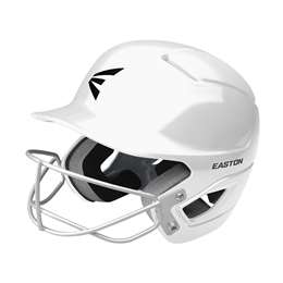 Easton Alpha Fastpitch Softball Batting Helmet With Softball Mask - White - Tball/Small  