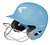 Easton Alpha Fastpitch Softball Batting Helmet With Softball Mask - Carolina Blue - Tball/Small