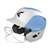 Easton 2-Tone Ghost Fastpitch Softball Batting Helmet With Softball Mask - Matte Carolina Blue/White - Large/X-Large  