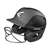 Easton 2-Tone Ghost Fastpitch Softball Batting Helmet With Softball Mask - Matte Black/Charcoal - Medium/Large