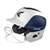 Easton 2-Tone Ghost Fastpitch Softball Batting Helmet With Softball Mask - Matte Navy/White - Medium/Large  