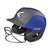 Easton 2-Tone Ghost Fastpitch Softball Batting Helmet With Softball Mask - Matte Royal/Charcoal - Tball/Small  