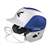 Easton 2-Tone Ghost Fastpitch Softball Batting Helmet With Softball Mask - Matte Royal/White - Tball/Small  