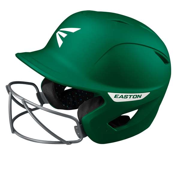 Easton Ghost Fastpitch Softball Batting Helmet With Softball Mask - Matte Green - Large/X-Large  