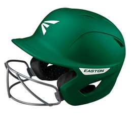 Easton Ghost Fastpitch Softball Batting Helmet With Softball Mask - Matte Green - Medium/Large  