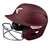 Easton Ghost Fastpitch Softball Batting Helmet With Softball Mask - Matte Maroon - Tball/Small