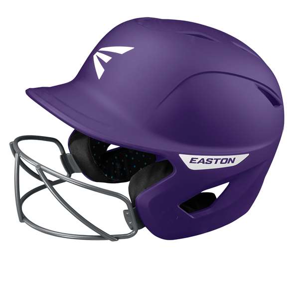Easton Ghost Fastpitch Softball Batting Helmet With Softball Mask - Matte Purple - Large/X-Large  