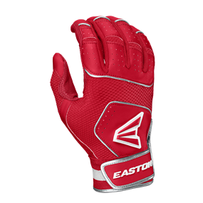 Easton Youth Walk-Off Nx Batting Gloves - Red/Red