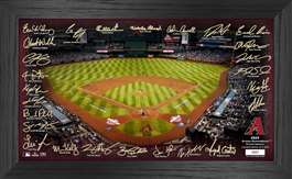 Arizona Diamondbacks 2023 Signature Field Pano Photo Framed   