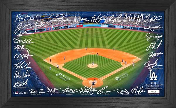 Los Angeles Dodgers 2023 Signature Field Photo Frame  
