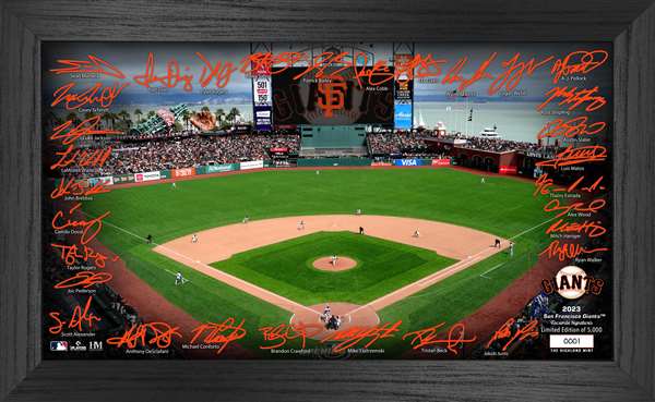 San Francisco Giants 2023 Signature Field Photo Frame  
