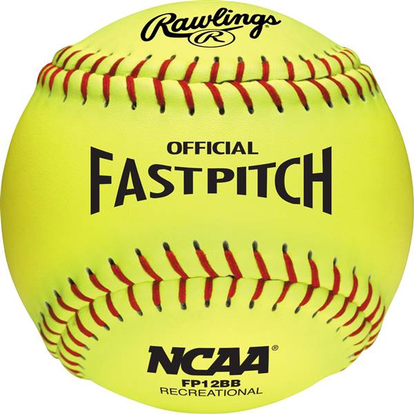  RAWLINGS NCAA FASTPITCH SOFTBALL - 12" RECREATIONAL ( 1 Dozen Balls)  