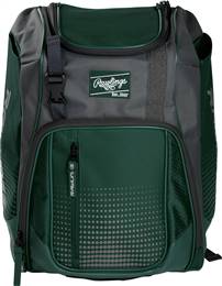 Rawlings Franchise Youth Players Backpack - Dark Green  