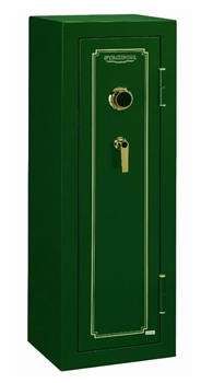 Stack-On FS-8-MG-C 8-Gun Fire Resistant Safe with Combination Lock, Matte Hunter Green