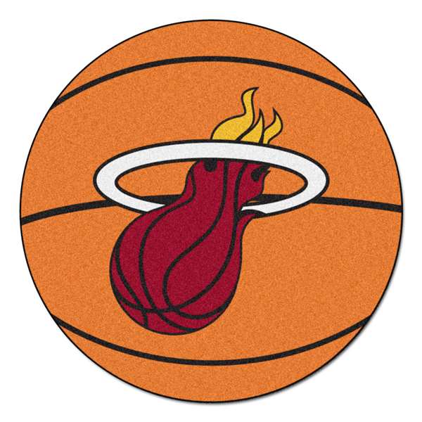 Miami Heat Heat Basketball Mat