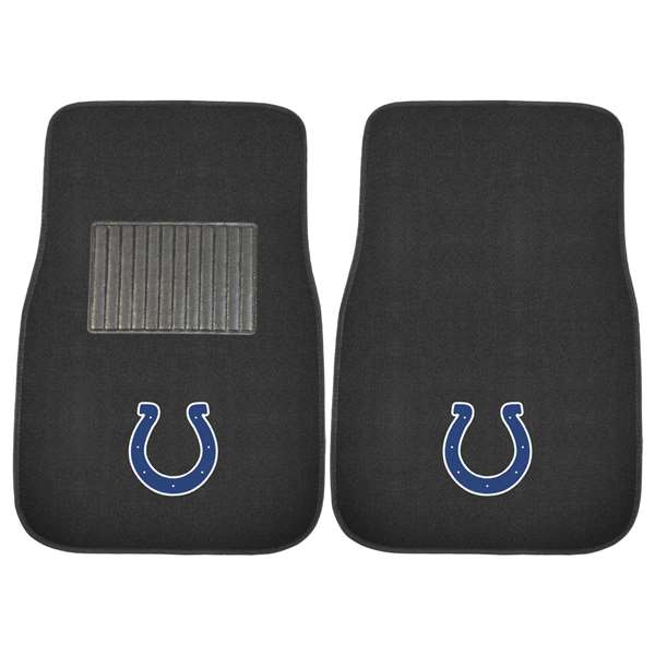 Indianapolis Colts Colts 2-pc Embroidered Car Mat Set