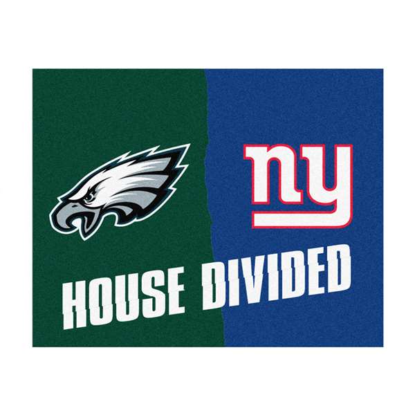 NFL House Divided - Eagles / Giants House Divided House Divided Mat