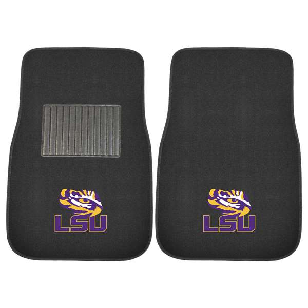 Louisiana State University Tigers 2-pc Embroidered Car Mat Set