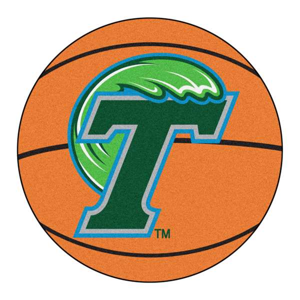 Tulane University Green Wave Basketball Mat