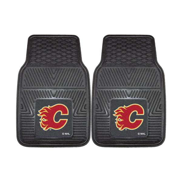 Calgary Flames Flames 2-pc Vinyl Car Mat Set