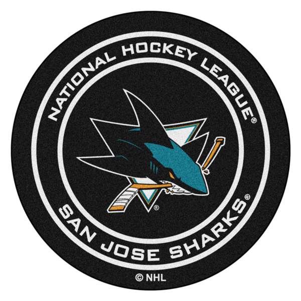 San Jose Sharks Sharks Puck Mat