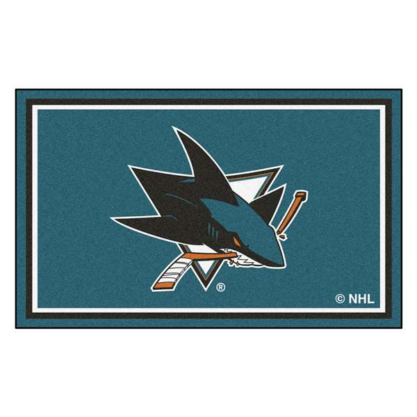 San Jose Sharks Sharks 4x6 Rug