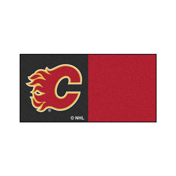 Calgary Flames Flames Team Carpet Tiles