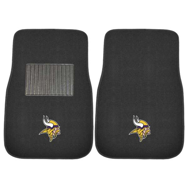 Minnesota Vikings Vikings 2-pc Embroidered Car Mat Set