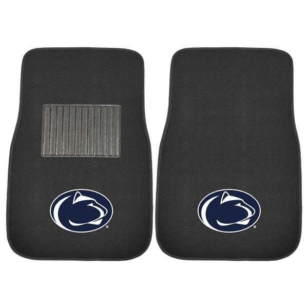 Pennsylvania State University Nittany Lions 2-pc Embroidered Car Mat Set