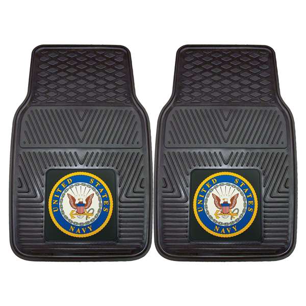 U.S. Navy n/a 2-pc Vinyl Car Mat Set